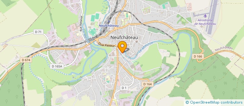localisation de l'entreprise SCI ESBD IMMO à NEUFCHATEAU