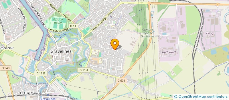 localisation de l'entreprise SCI ESBEE à GRAVELINES