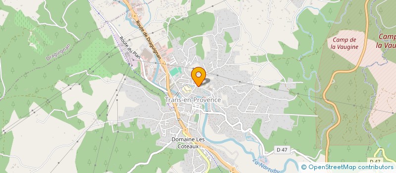 localisation de l'entreprise SCI ESBELTA XAVIER à TRANS-EN-PROVENCE