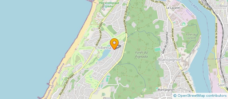 localisation de l'entreprise SCI ESC DE BOURGOGNE  ANGLET