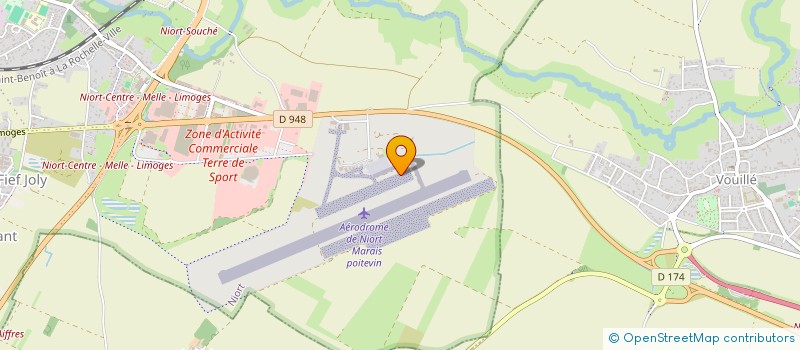localisation de l'entreprise SCI ESCADRILLE DU SOUVENIR  NIORT