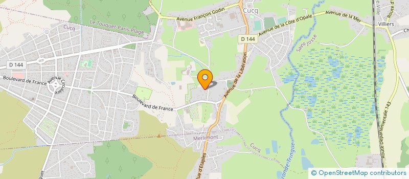 localisation de l'entreprise SCI ESCAGE  CUCQ