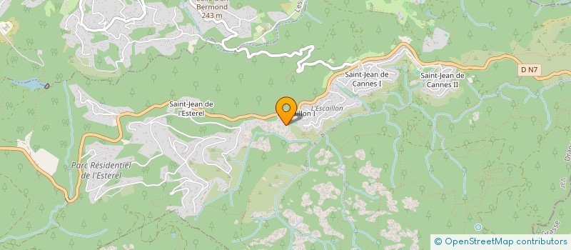 localisation de l'entreprise SCI ESCAILLON à FREJUS