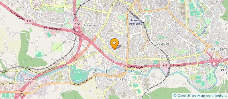 localisation de l'entreprise SCI ESCALA à AIX-EN-PROVENCE
