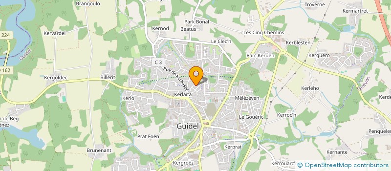 localisation de l'entreprise SCI ESCALE PLEIN AIR  GUIDEL