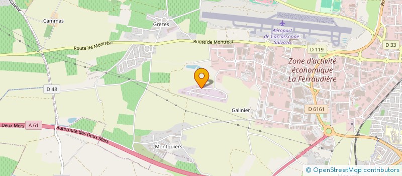 localisation de l'entreprise SCI ESCALIBUR à CARCASSONNE