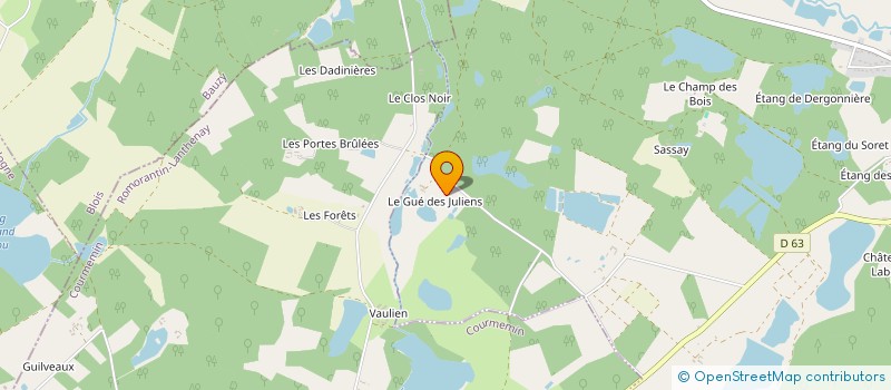 localisation de l'entreprise SCI ESCALIERS DENIS PAPIN à VERNOU-EN-SOLOGNE