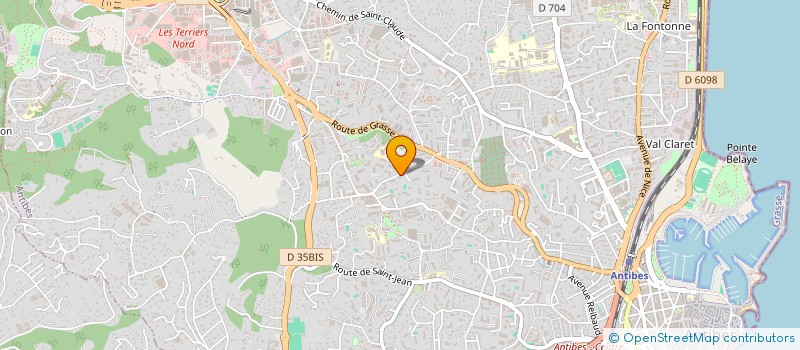 localisation de l'entreprise SCI ESCALLE DUMAS à ANTIBES
