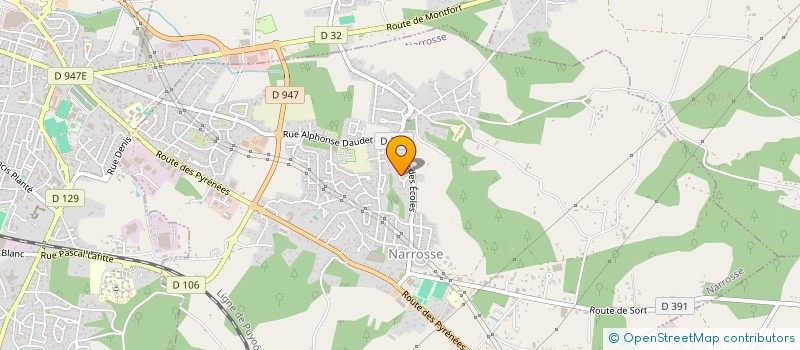 localisation de l'entreprise SCI ESCANAMI  NARROSSE