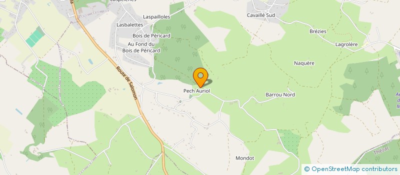 localisation de l'entreprise SCI ESCANDE  SAINT VITE