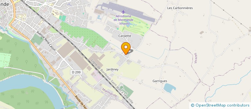 localisation de l'entreprise SCI ESCANTELOUP  MARMANDE