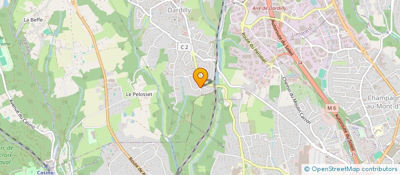 localisation de l'entreprise SCI ESCAPADE  DARDILLY