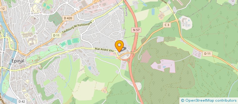 localisation de l'entreprise SCI ESCAPE à EPINAL