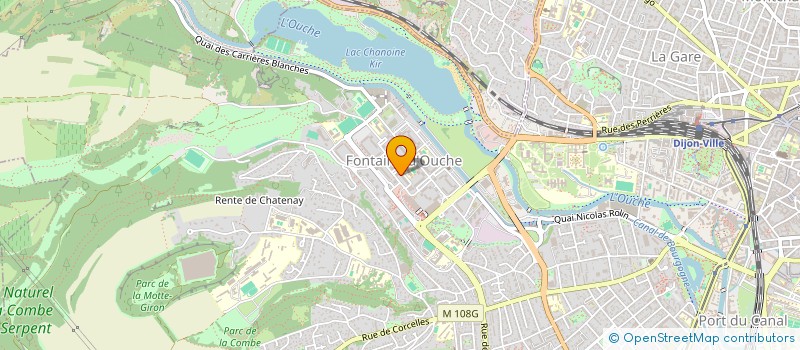 localisation de l'entreprise SCI ESCAPE à DIJON