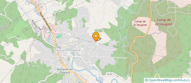 localisation de l'entreprise SCI ESCARFANT à TRANS-EN-PROVENCE