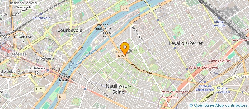 localisation de l'entreprise SCI ESCARGOTS AGILES à NEUILLY-SUR-SEINE