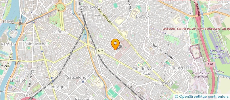 localisation de l'entreprise SCI ESCAS DU ROCHER à TOULOUSE