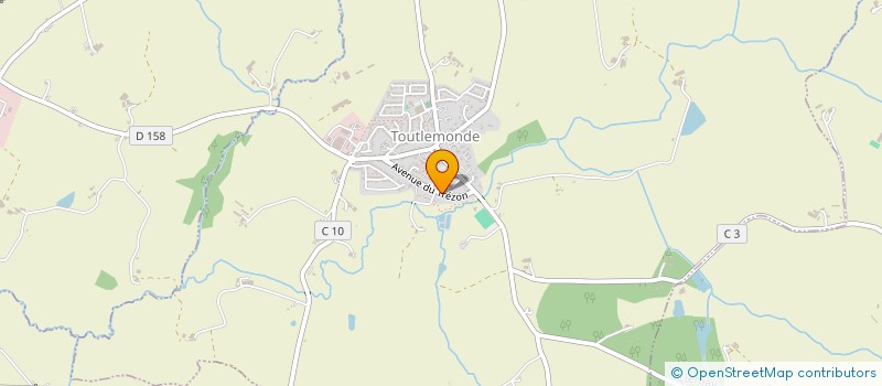 localisation de l'entreprise SCI ESCEBE  TOUTLEMONDE