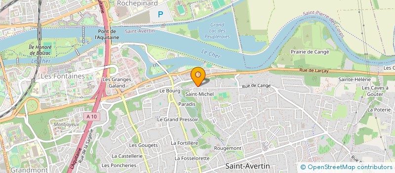 localisation de l'entreprise SCI ESCLAMIRABEAU  SAINT-AVERTIN