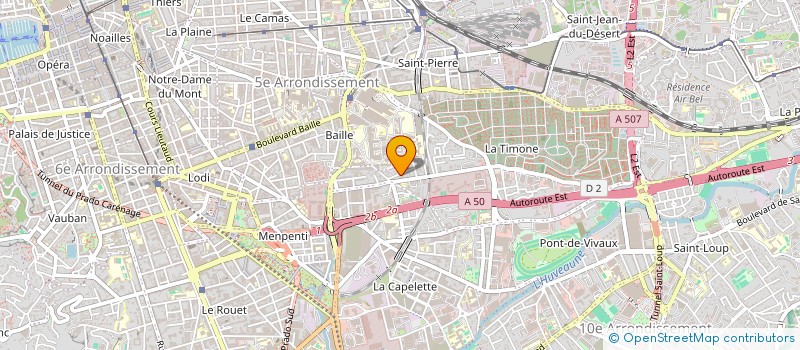 localisation de l'entreprise SCI ESCLAPEZ à MARSEILLE
