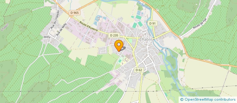 localisation de l'entreprise SCI ESCLAVY  CHABLIS