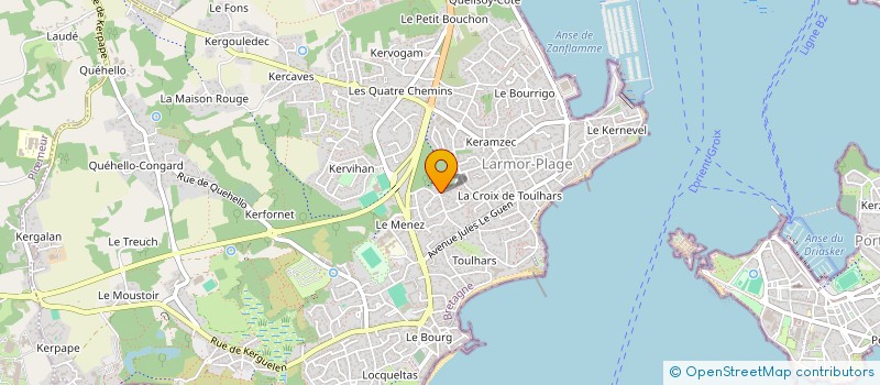 localisation de l'entreprise SCI ESCO BATI  LARMOR-PLAGE