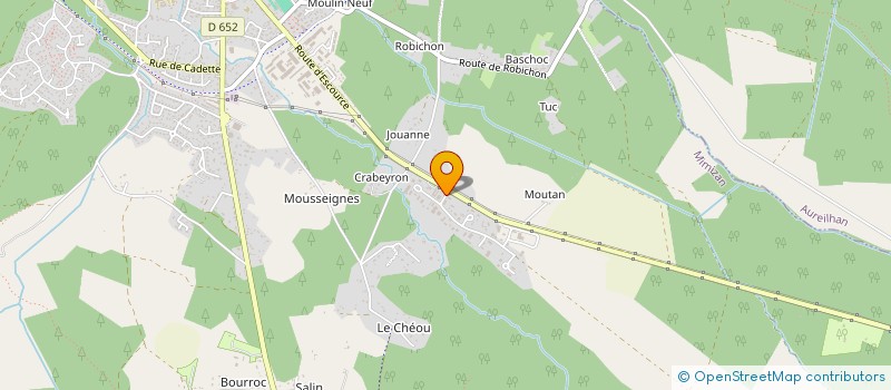 localisation de l'entreprise SCI ESCOPARC  MIMIZAN