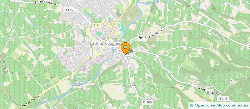 localisation de l'entreprise SCI ESCOURROU  LA TOUR-D'AIGUES