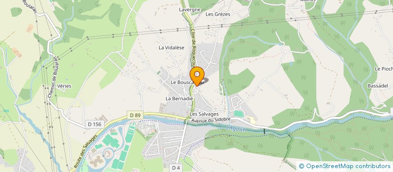 localisation de l'entreprise SCI ESCUDIE - DELAUNAY  BURLATS