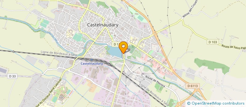 localisation de l'entreprise SCI ESCUDIER à CASTELNAUDARY