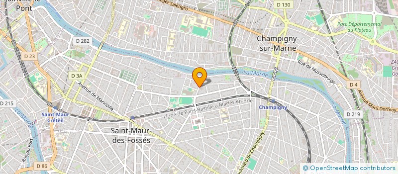 localisation de l'entreprise SCI ESCUDOR à SAINT-MAUR-DES-FOSSES