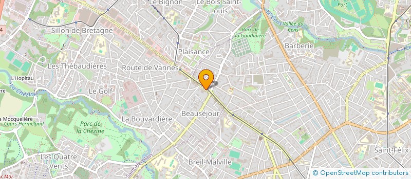 localisation de l'entreprise SCI ESCULAPE  SAINT-HERBLAIN