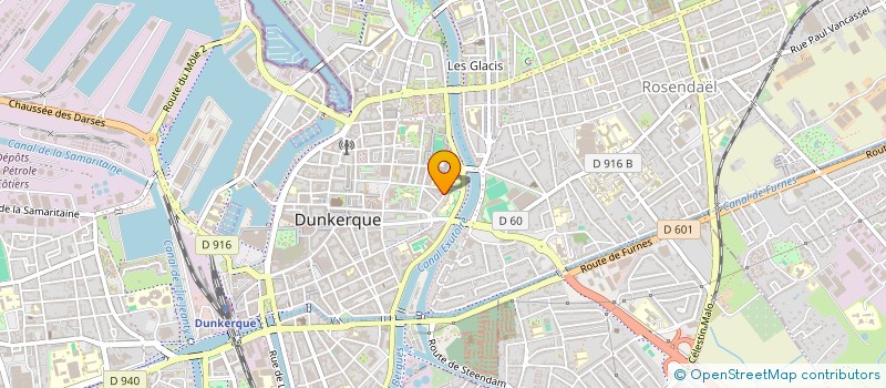 localisation de l'entreprise SCI ESCULAPE à DUNKERQUE