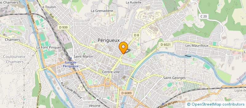 localisation de l'entreprise SCI ESCULAPE à PERIGUEUX