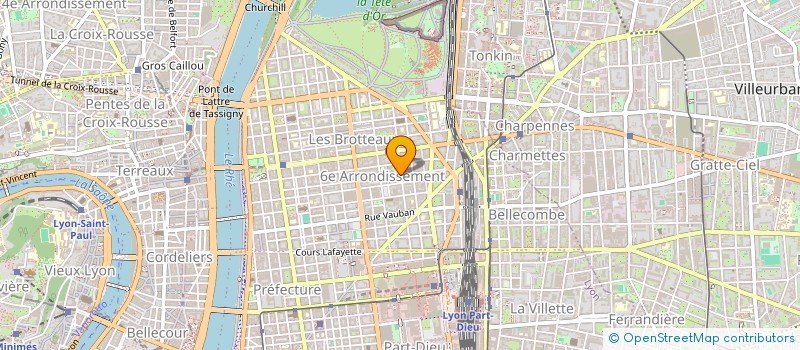 localisation de l'entreprise SCI ESCULAPE  LYON