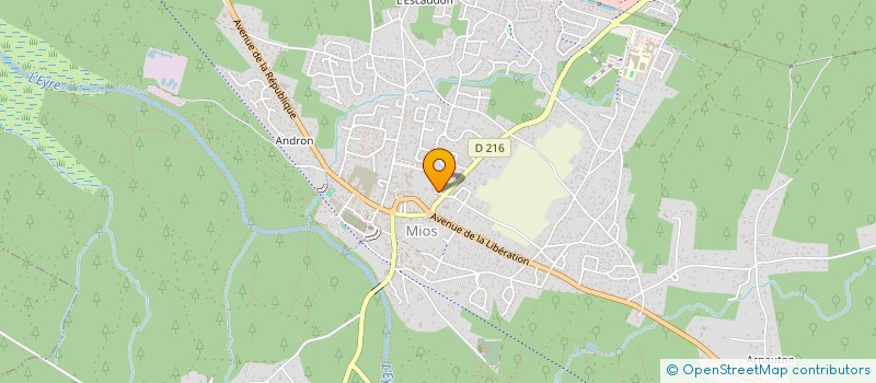 localisation de l'entreprise SCI ESCULAPE  MIOS