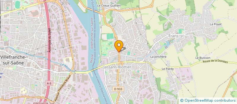 localisation de l'entreprise SCI ESCULAPE à JASSANS-RIOTTIER