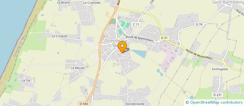 localisation de l'entreprise SCI ESCULAPE LH  OCTEVILLE-SUR-MER