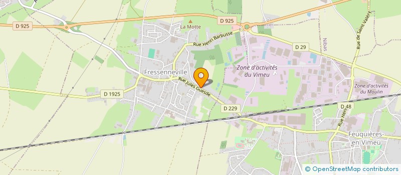 localisation de l'entreprise SCI ESCVF  FRESSENNEVILLE