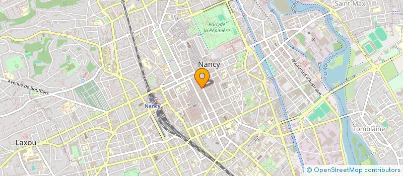 localisation de l'entreprise SCI ESD  NANCY