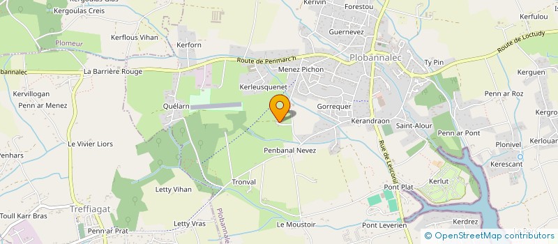 localisation de l'entreprise SCI ESDOJO  PLOBANNALEC-LESCONIL