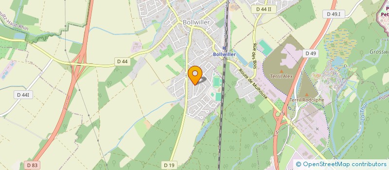 localisation de l'entreprise SCI ESE  BOLLWILLER