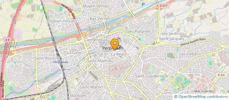 localisation de l'entreprise SCI ESEA  PERPIGNAN