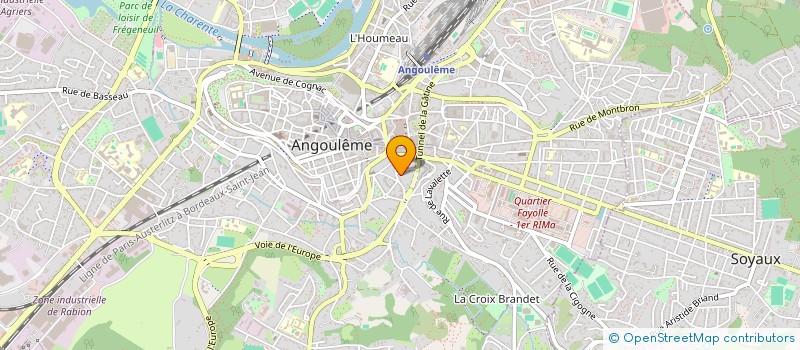 localisation de l'entreprise SCI ESEFEL à ANGOULEME
