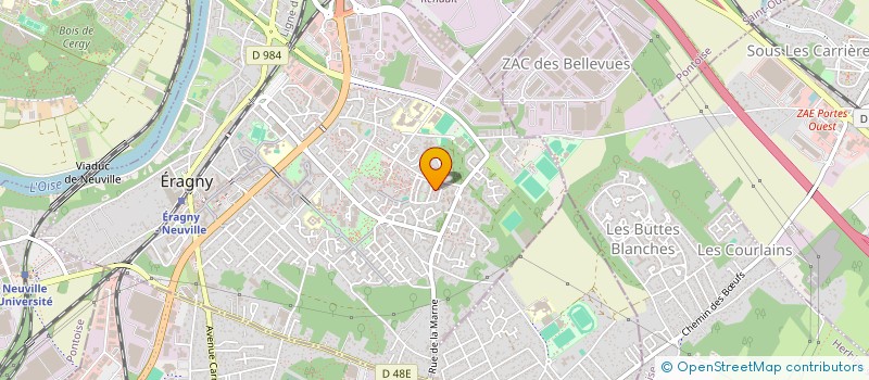 localisation de l'entreprise SCI ESENA  ERAGNY