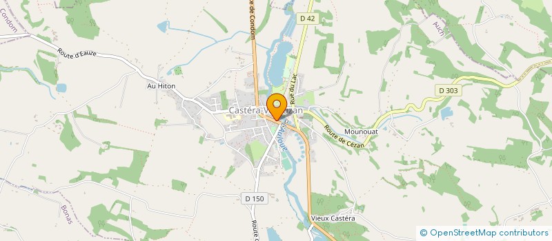 localisation de l'entreprise SCI ESGA  CASTERA-VERDUZAN