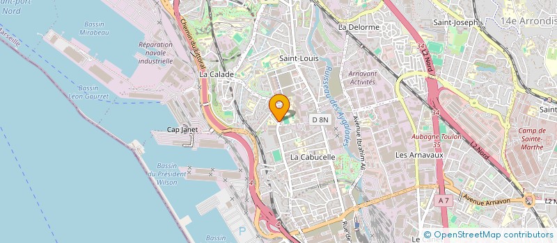 localisation de l'entreprise SCI ESGHAIAR à MARSEILLE