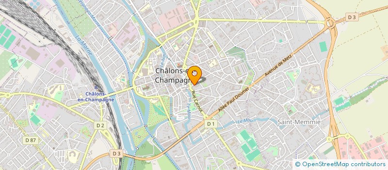 localisation de l'entreprise SCI ESH IMMO  CHALONS-EN-CHAMPAGNE