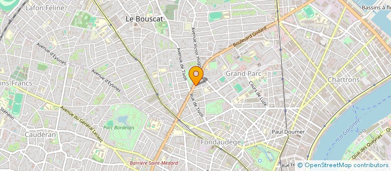 localisation de l'entreprise SCI ESH INVEST  BORDEAUX