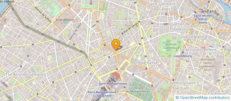 localisation de l'entreprise SCI ESI  PARIS